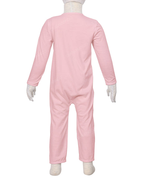 Long Sleeve Binding Zip-Up Pants Onesie