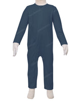 Long Sleeve Binding Zip-Up Pants Onesie