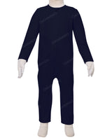 Long Sleeve Binding Zip-Up Pants Onesie