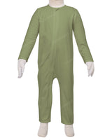 Long Sleeve Binding Zip-Up Pants Onesie