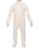 Long Sleeve Zip-Up Pants Feet Onesie
