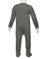 Long Sleeve Zip-Up Pants Feet Onesie