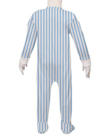 Long Sleeve Zip-Up Pants Feet Onesie