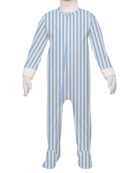 Long Sleeve Zip-Up Pants Feet Onesie