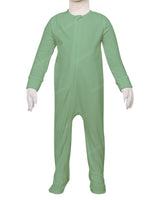 Long Sleeve Zip-Up Pants Feet Onesie