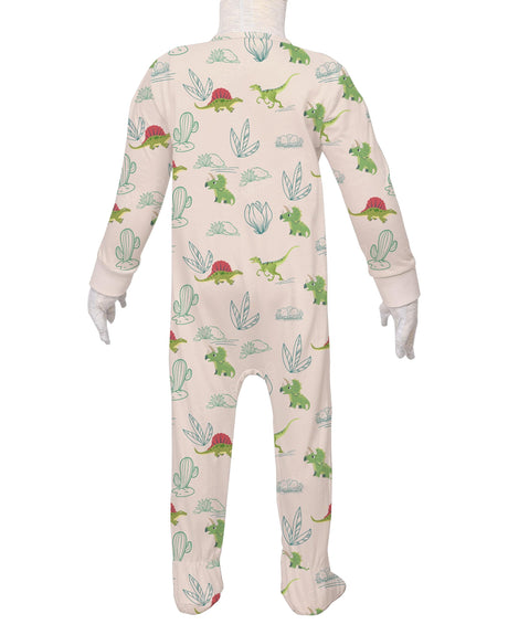 Long Sleeve Zip-Up Pants Feet Onesie