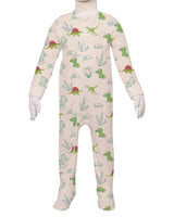 Long Sleeve Zip-Up Pants Feet Onesie