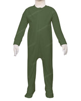 Long Sleeve Zip-Up Pants Feet Onesie