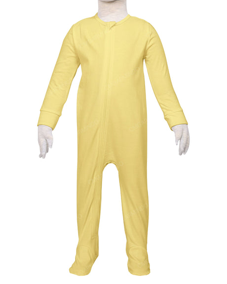 Long Sleeve Zip-Up Pants Feet Onesie