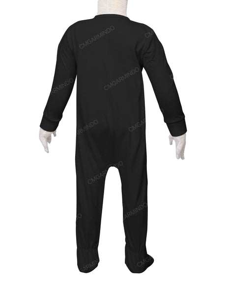 Long Sleeve Zip-Up Pants Feet Onesie