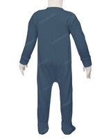Long Sleeve Zip-Up Pants Feet Onesie