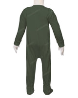 Long Sleeve Zip-Up Pants Feet Onesie