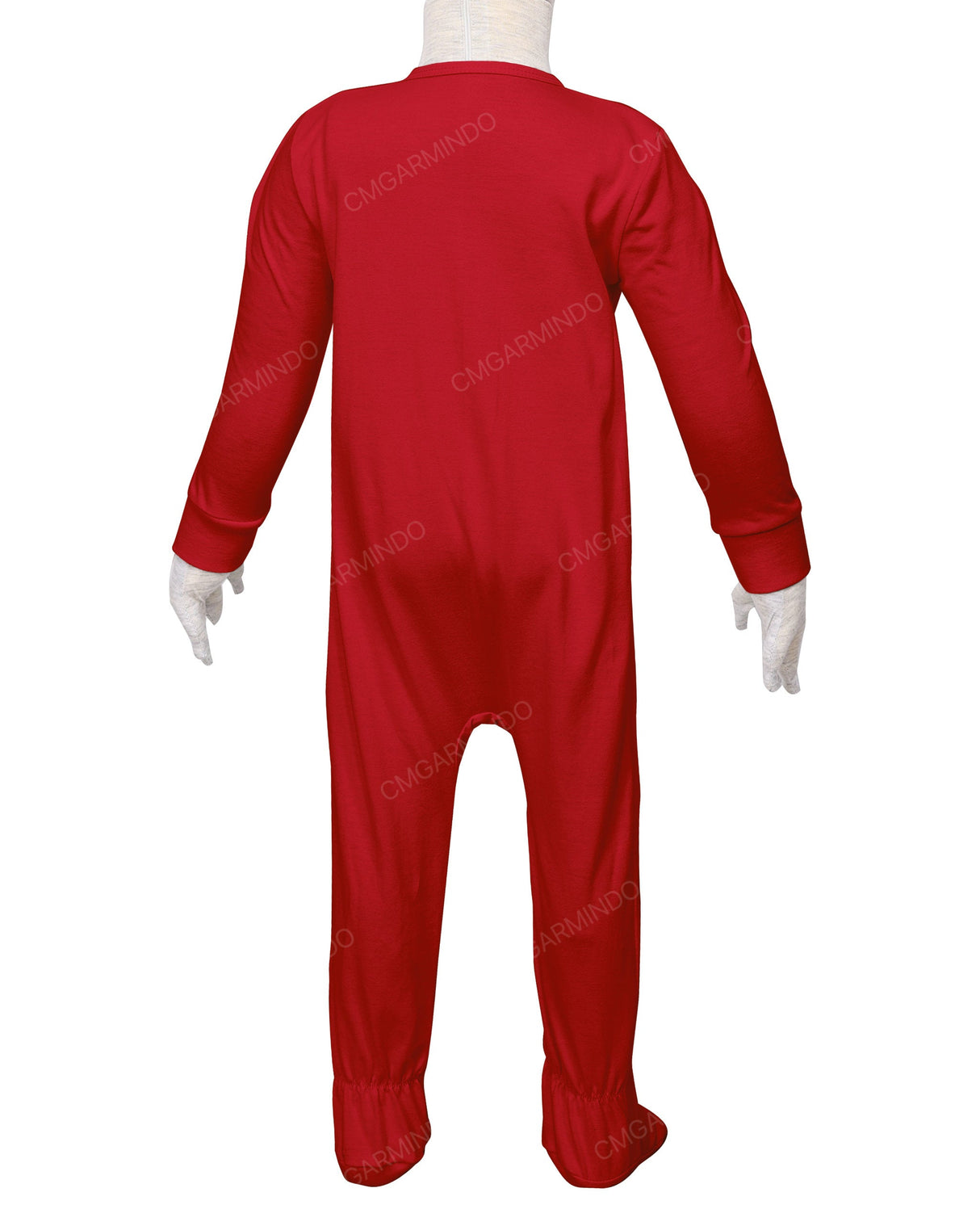 Long Sleeve Zip-Up Pants Feet Onesie