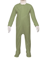 Long Sleeve Zip-Up Pants Feet Onesie