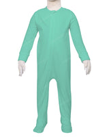 Long Sleeve Zip-Up Pants Feet Onesie