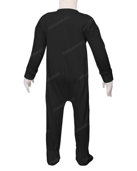 Long Sleeve Zip-Up Pants Feet Onesie