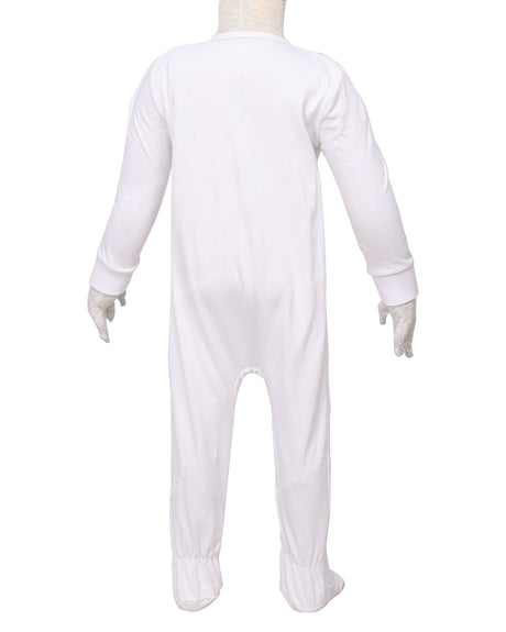 Long Sleeve Zip-Up Pants Feet Onesie