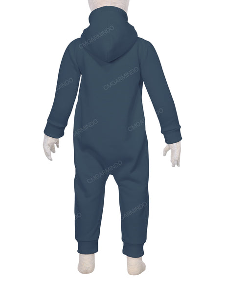 Long Sleeve Hoodie Zip-Up Pants Onesie
