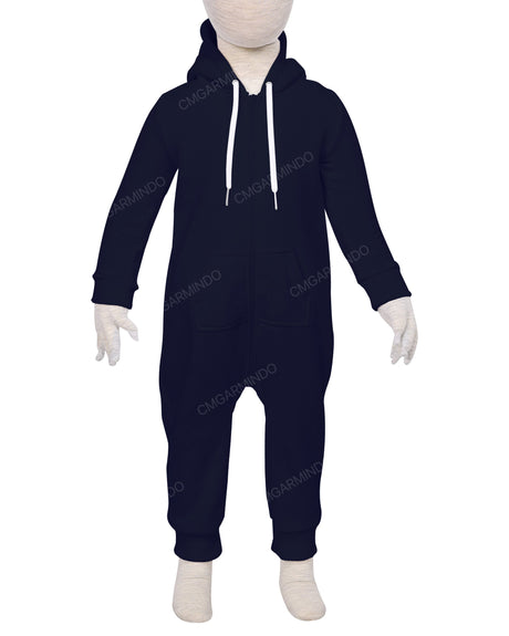 Long Sleeve Hoodie Zip-Up Pants Onesie