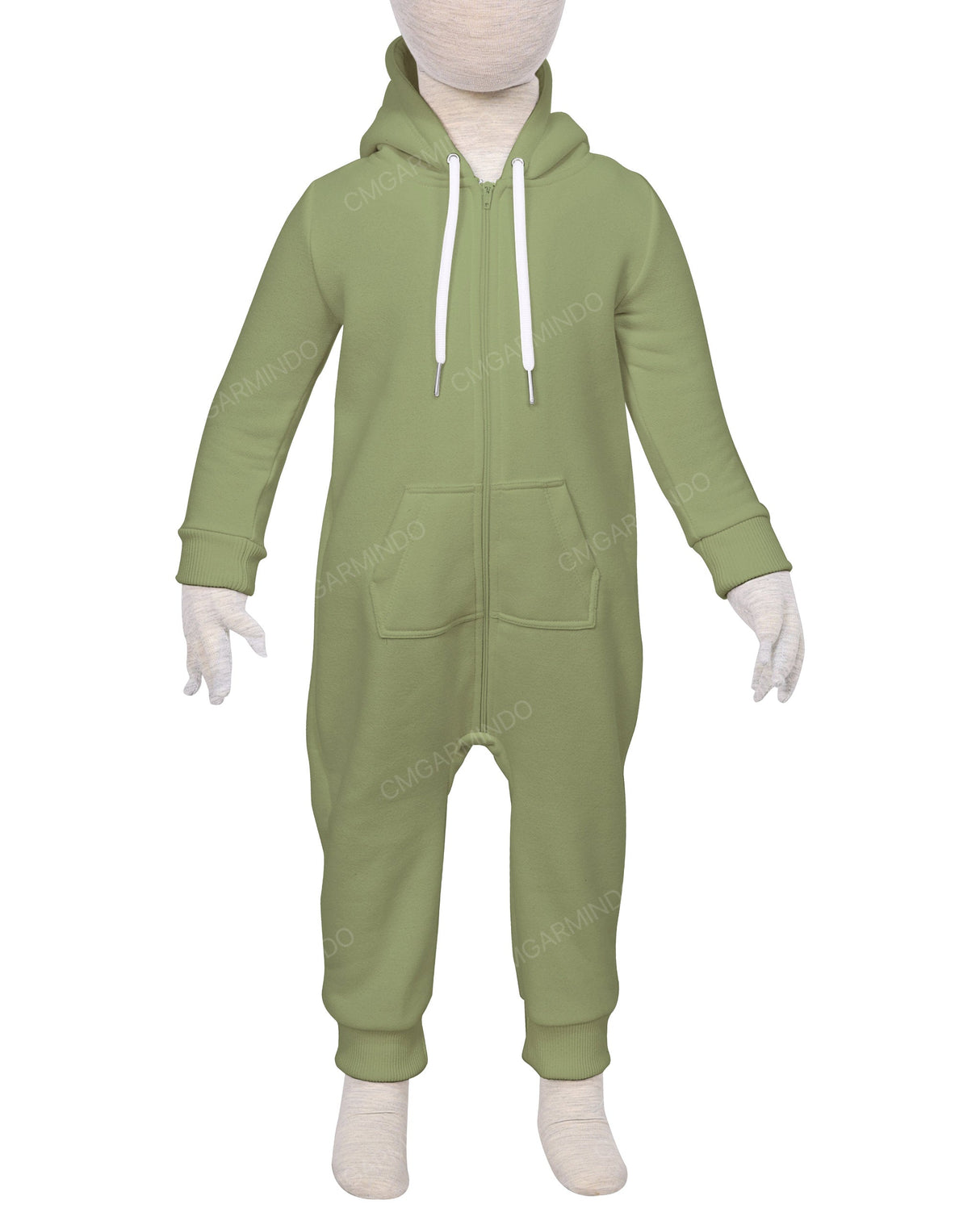 Long Sleeve Hoodie Zip-Up Pants Onesie