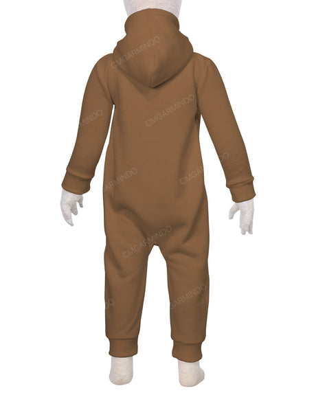 Long Sleeve Hoodie Zip-Up Pants Onesie