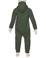 Long Sleeve Hoodie Zip-Up Pants Onesie