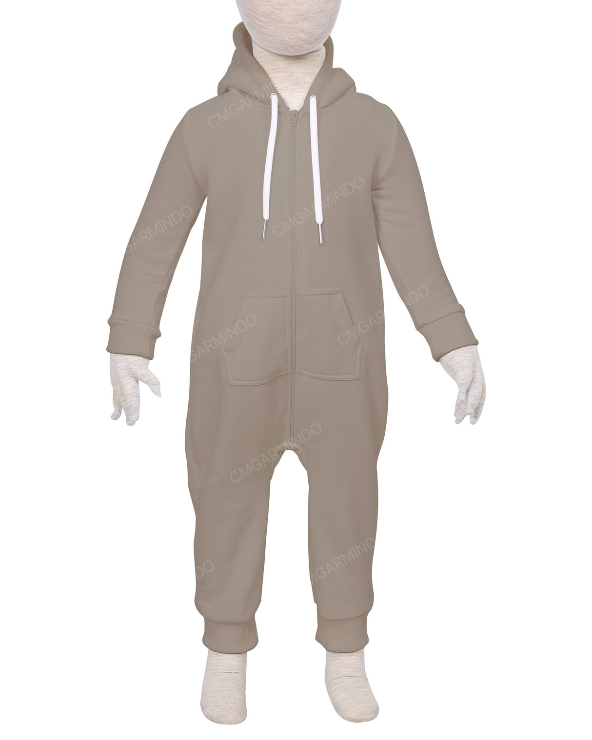 Long Sleeve Hoodie Zip-Up Pants Onesie