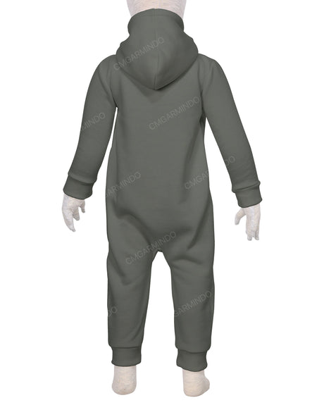 Long Sleeve Hoodie Zip-Up Pants Onesie