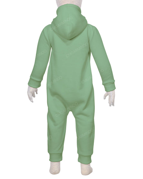 Long Sleeve Hoodie Zip-Up Pants Onesie