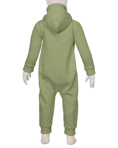 Long Sleeve Hoodie Zip-Up Pants Onesie