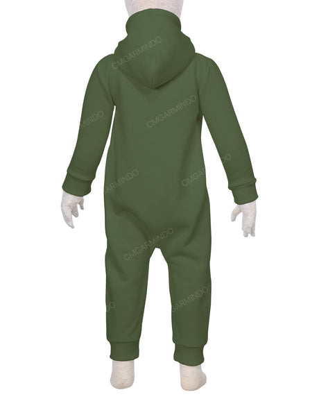 Long Sleeve Hoodie Zip-Up Pants Onesie