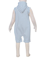 Sleeveless Hoodie Zip-Up Shorts Onesie