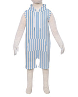 Sleeveless Hoodie Zip-Up Shorts Onesie
