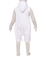 Sleeveless Hoodie Zip-Up Shorts Onesie
