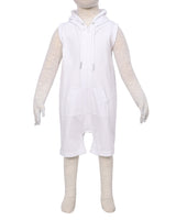 Sleeveless Hoodie Zip-Up Shorts Onesie