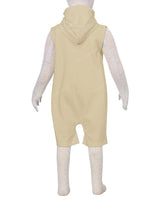 Sleeveless Hoodie Zip-Up Shorts Onesie