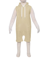 Sleeveless Hoodie Zip-Up Shorts Onesie