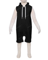 Sleeveless Hoodie Zip-Up Shorts Onesie