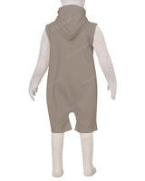 Sleeveless Hoodie Zip-Up Shorts Onesie