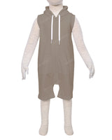 Sleeveless Hoodie Zip-Up Shorts Onesie