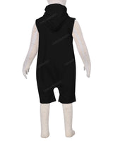 Sleeveless Hoodie Zip-Up Shorts Onesie