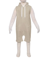 Sleeveless Hoodie Zip-Up Shorts Onesie