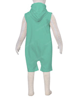 Sleeveless Hoodie Zip-Up Shorts Onesie