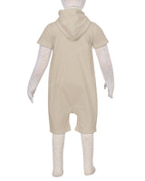 Short Sleeve Hoodie Zip-Up Shorts Onesie