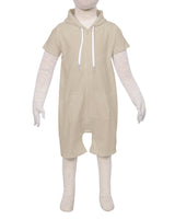 Short Sleeve Hoodie Zip-Up Shorts Onesie