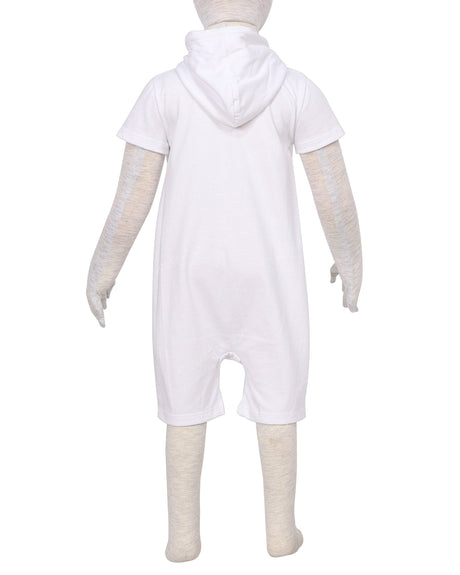 Short Sleeve Hoodie Zip-Up Shorts Onesie