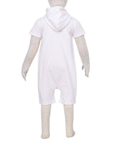 Short Sleeve Hoodie Zip-Up Shorts Onesie