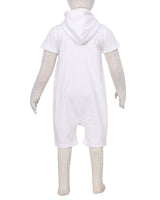 Short Sleeve Hoodie Zip-Up Shorts Onesie