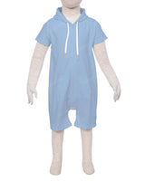 Short Sleeve Hoodie Zip-Up Shorts Onesie