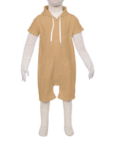 Short Sleeve Hoodie Zip-Up Shorts Onesie